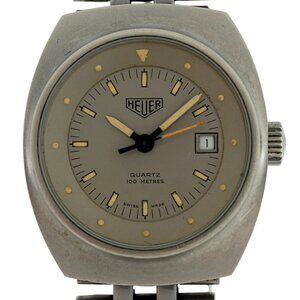 Vintage Heuer (Pre-Tag) 27mm Ladies Silver Dial 100M SS Watch